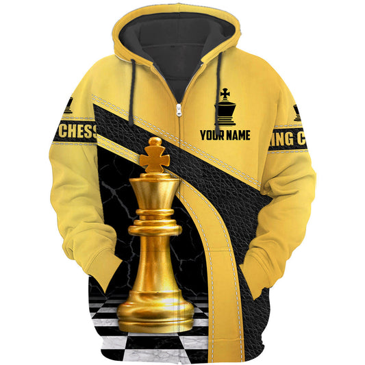 Chess Player Shirt, Chess Pieces All-Over Print Unisex Tee