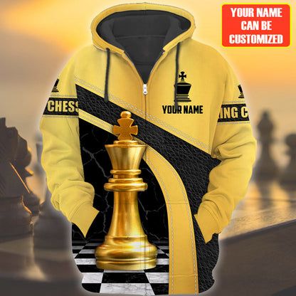 Chess Player Shirt, Chess Pieces All-Over Print Unisex Tee
