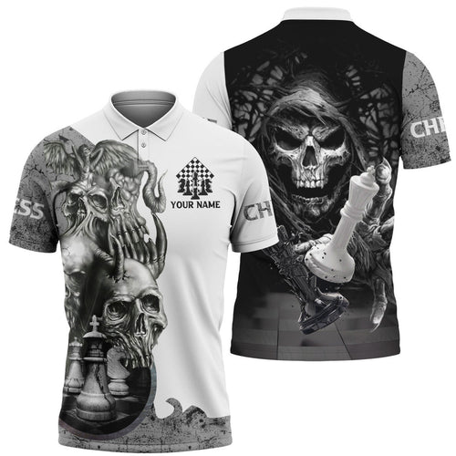 Personalized Name Skull Chess All Over Printed Unisex Shirt Q140601