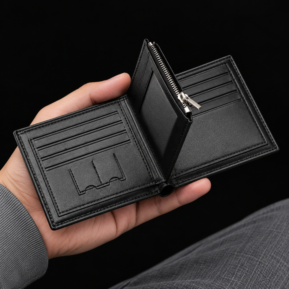 Personalized Merc 100TH Anniversary Luxury Leather Wallet (1926-2026)
