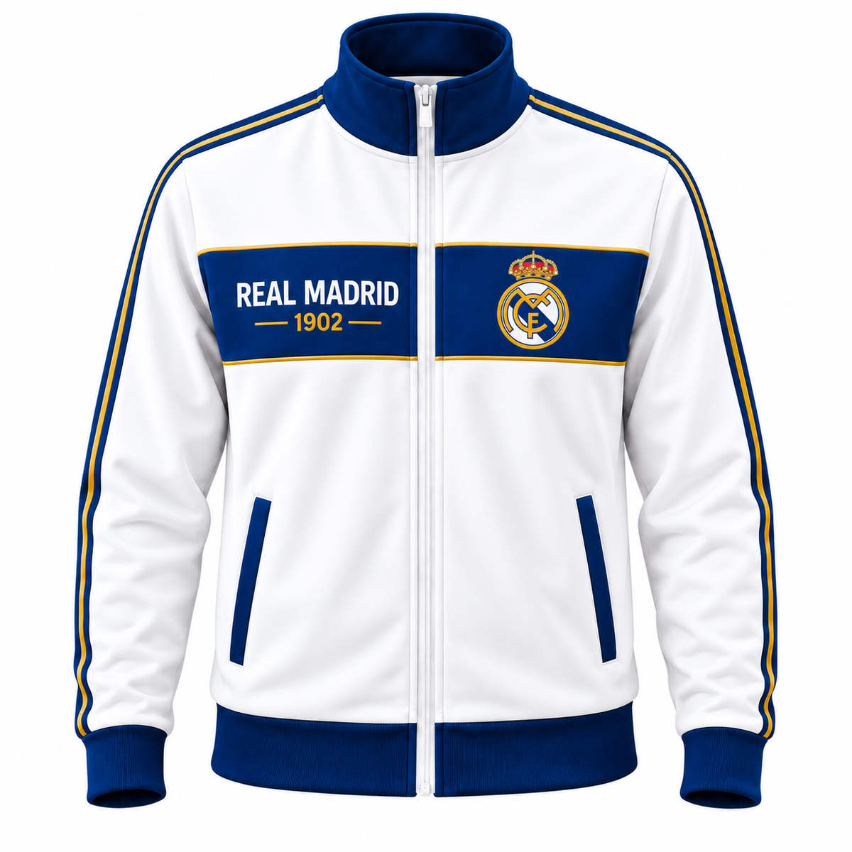 Real Madrid 1902 Zipper Stand Collar Jacket