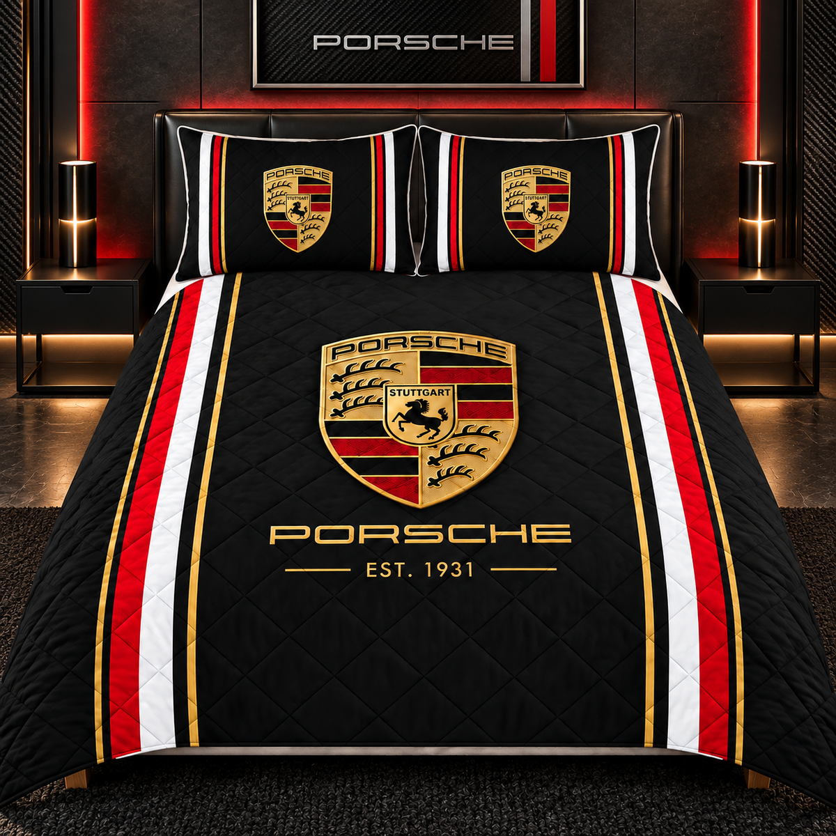 Pors Luxury Deluxe Quilt Bedding Set