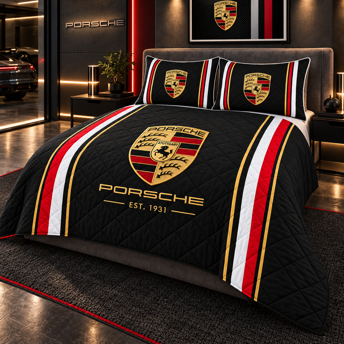 Pors Luxury Deluxe Quilt Bedding Set