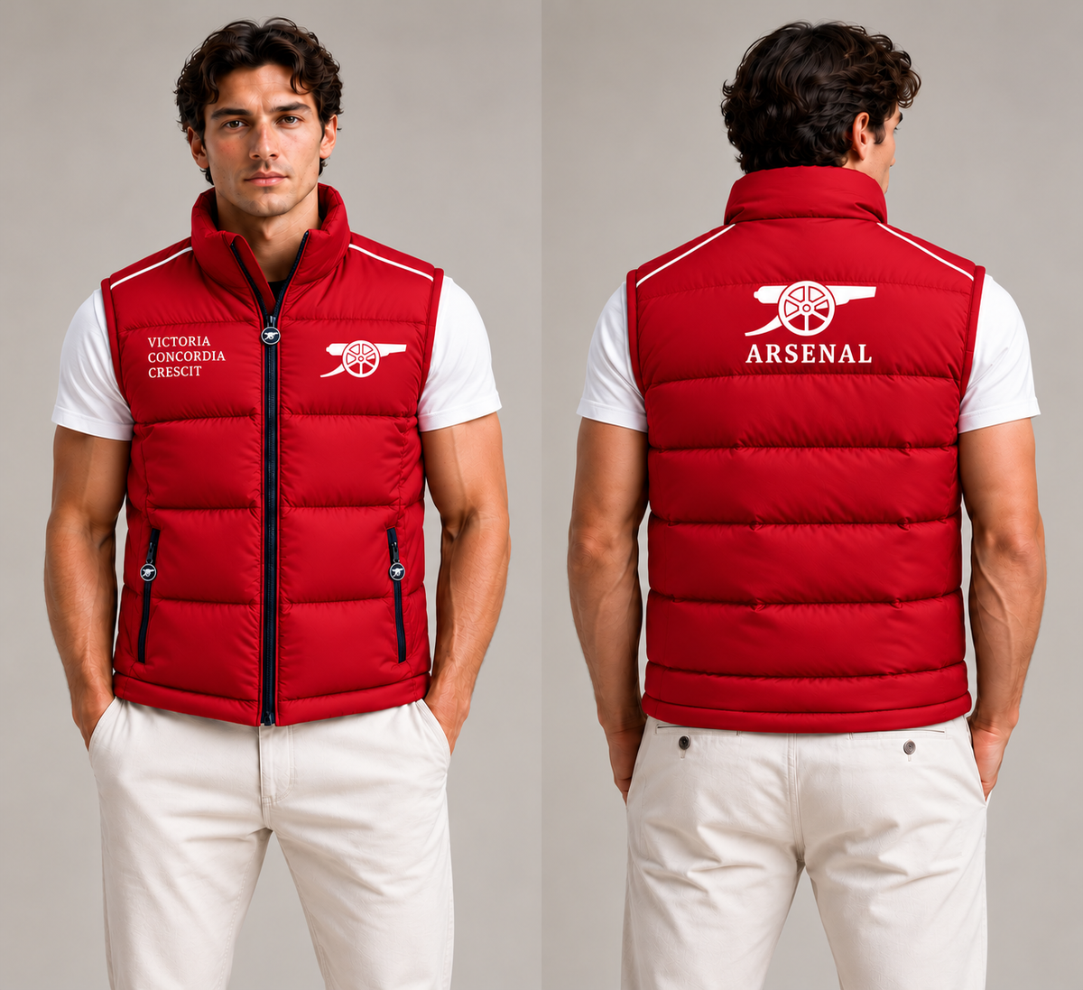 Asn The Invincibles Sleeveless Windproof Puffer Jacket