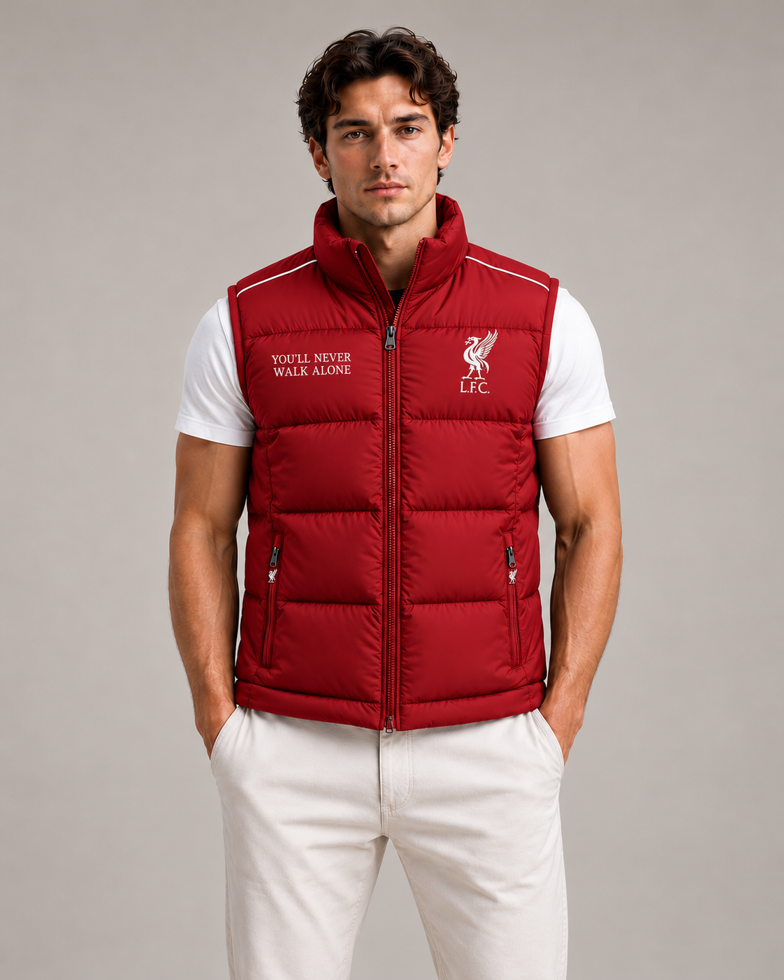 Lvp FC Sleeveless Windproof Puffer Jacket